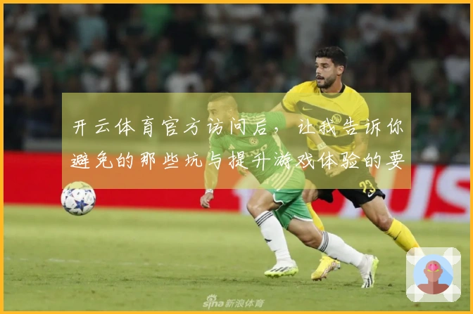 开云体育官方访问后，让我告诉你避免的那些坑与提升游戏体验的要领