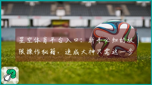 星空体育平台入口：新手必知的极限操作秘籍，速成大神只需这一步！